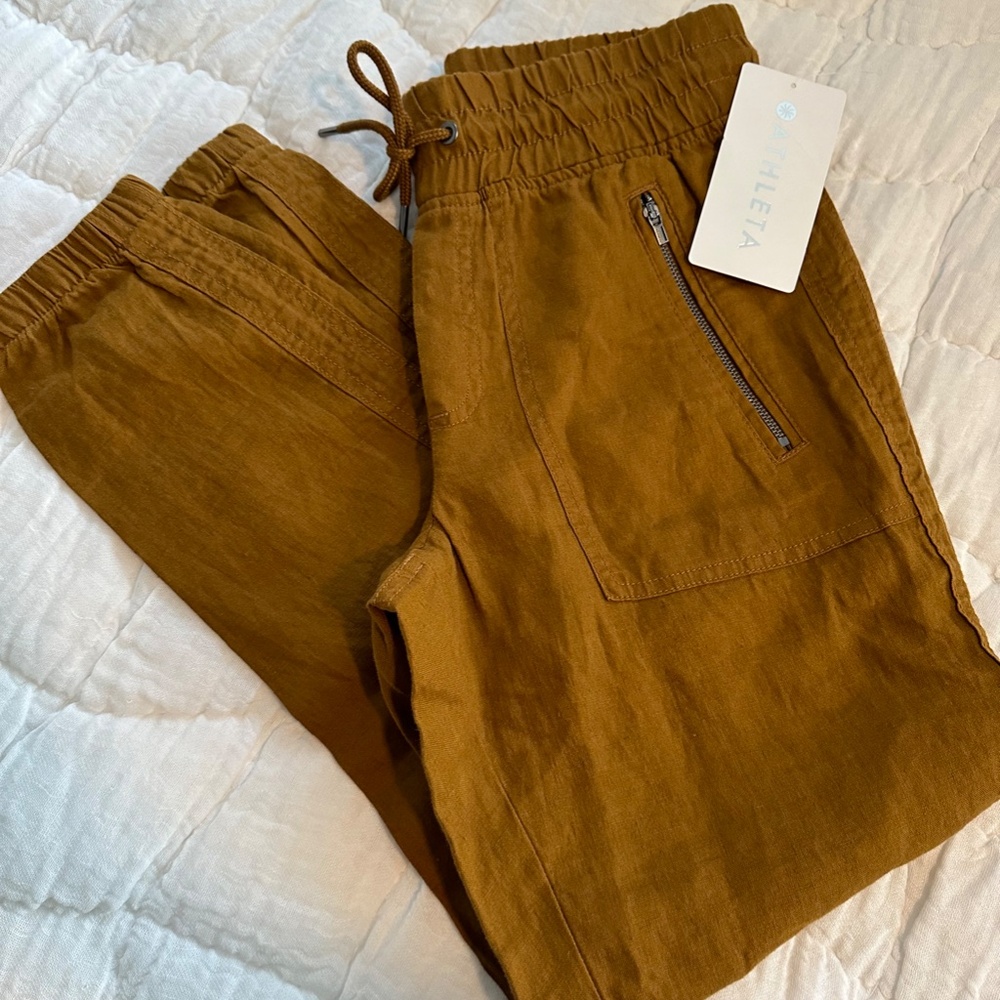 Athleta Cabo Linen Jogger
